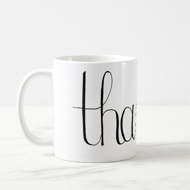 Thankful Coffee Mug (Left)