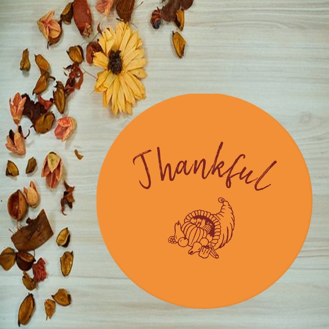 Thankful Cornucopia Paper Coasters (Creator Uploaded)