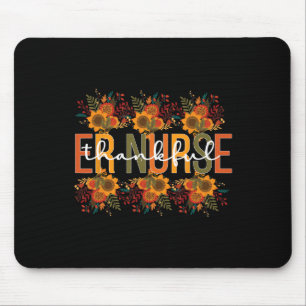 Thankful Emergency Nurse Thanksgiving ER Nurse 1 Mouse Pad