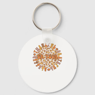 Thankful ER Tech Thanksgiving Emergency Room Tech  Key Ring
