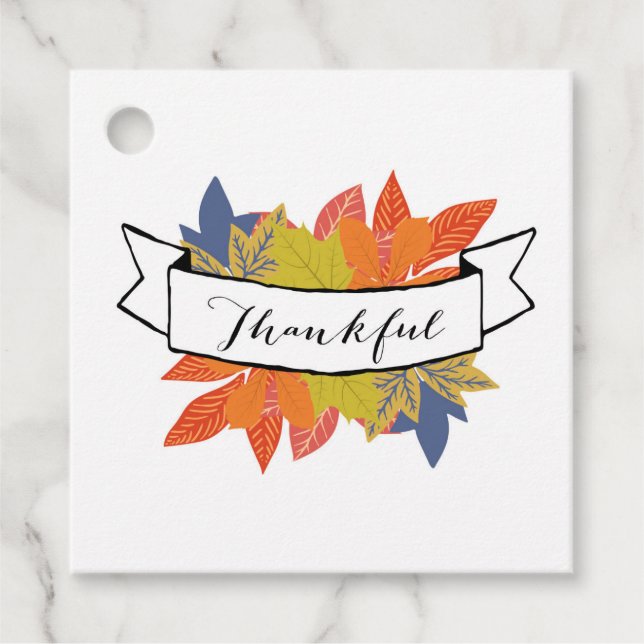 Thankful Favour Tags (Front)