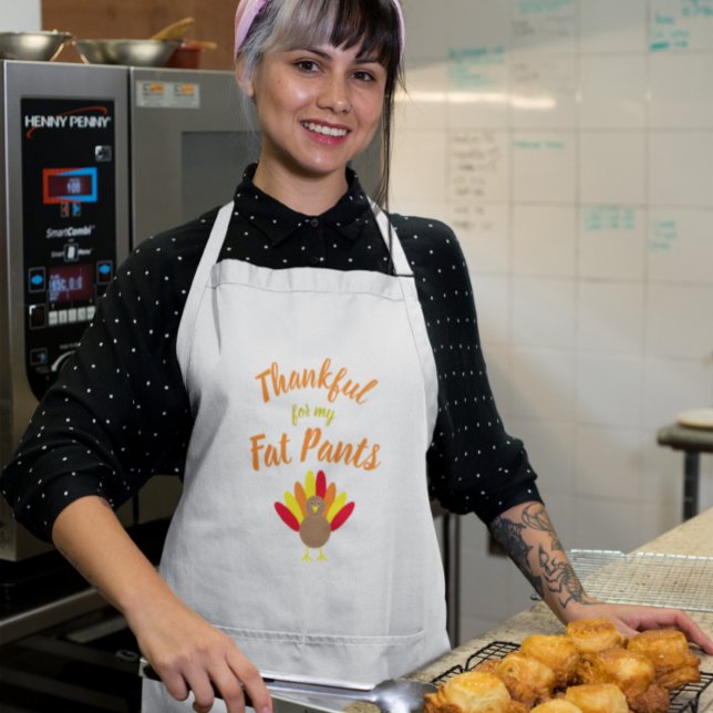 Thankful For My Fat Pants Standard Apron (Creator Uploaded)