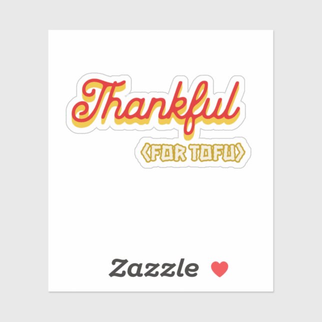Thankful for Tofu (Sheet)