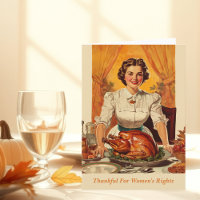 Thankful for Women's Rights Feminist Thanksgiving