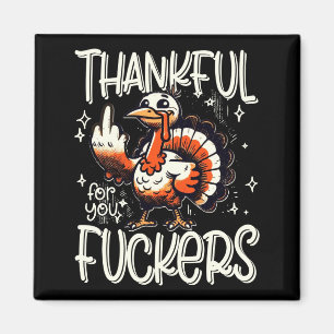 Thankful For You Forers Thanksgiving Happy Turkey Magnet