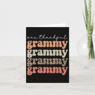Thankful Grammy Autumn Tree Fall Leaves Thanksgivi Card