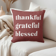 Thankful Grateful Blessed