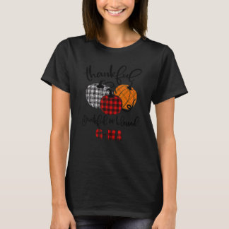 Thankful Grateful Blessed G Ma Autumn Fall Pumpkin T-Shirt