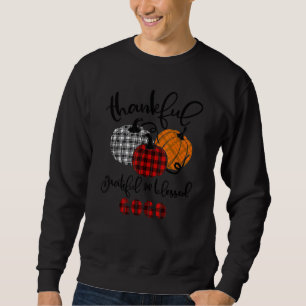 Thankful Grateful Blessed Gogo Autumn Fall Pumpkin Sweatshirt