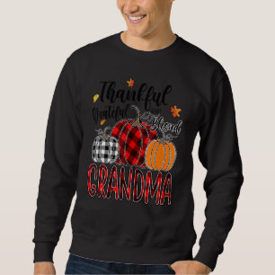 Thankful Grateful Blessed Grandma Pumpkin Truck Th Sweatshirt