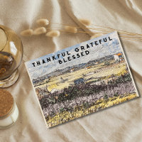 Thankful Grateful Blessed Harvest in Provence