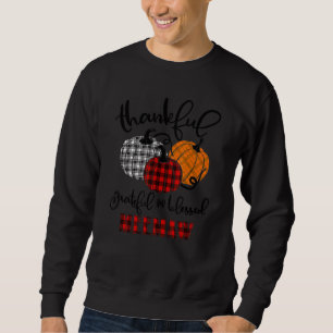 Thankful Grateful Blessed Meemaw Autumn Fall Pumpk Sweatshirt