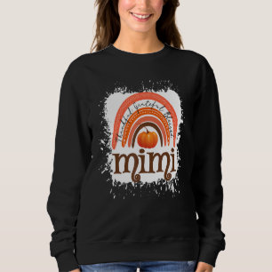 Thankful Grateful Blessed Mimi Fall Pumpkin Thanks Sweatshirt