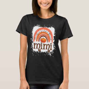 Thankful Grateful Blessed Mimi Fall Pumpkin Thanks T-Shirt