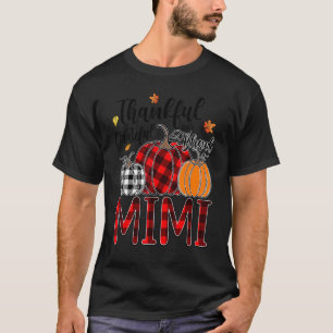 Thankful Grateful Blessed Mimi Pumpkin Truck Thank T-Shirt