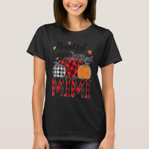 Thankful Grateful Blessed Mimi Pumpkin Truck Thank T-Shirt