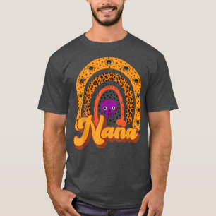 Thankful Grateful Blessed Nana Fall Autumn Thanksg T-Shirt