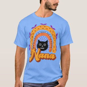 Thankful Grateful Blessed Nana Fall Autumn Thanksg T-Shirt