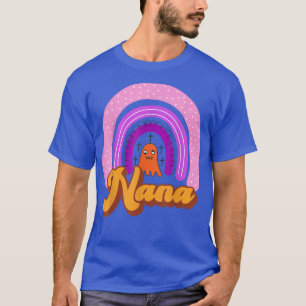 Thankful Grateful Blessed Nana Fall Autumn Thanksg T-Shirt
