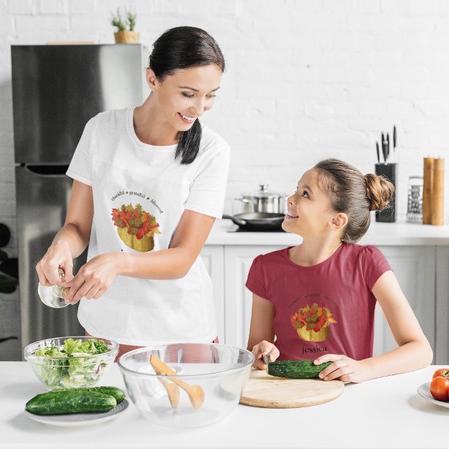 Thankful Grateful Blessed Personalised T-Shirt (Creator Uploaded)