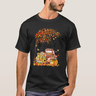 Thankful Grateful Blessed Pumpkin Truck Its Fall Y T-Shirt