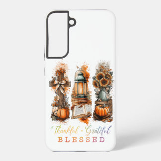 Thankful Grateful Blessed Samsung Galaxy Case
