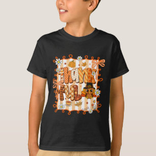 Thankful Grateful Blessed Thanksgiving Turkey Wome T-Shirt