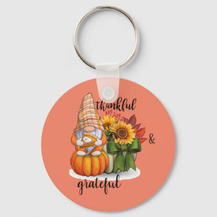 Thankful & grateful key ring