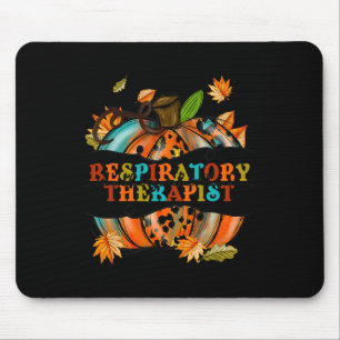 Thankful Grateful Respiratory Therapist Pumpkin Au Mouse Pad