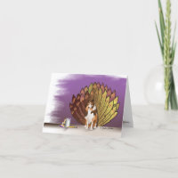 Thankful Grateful Sheltie Turkey Feathers
