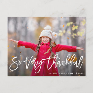 thankful greetings thanksgiving postcard