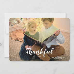 Thankful Happy Holidays Card