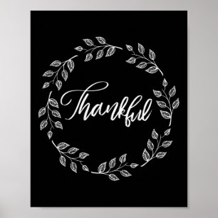 Thankful Happy Thanksgiving Happy Fall Yall Favori Poster