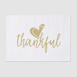 thankful heart thanksgiving tissue paper