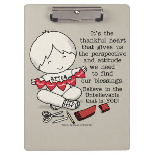 Thankful Hearts Clipboard