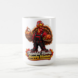 THANKFUL HEARTS,HAPPY HOMES COFFEE MUG