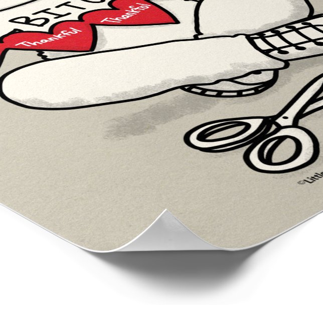 Thankful Hearts Poster (Corner)