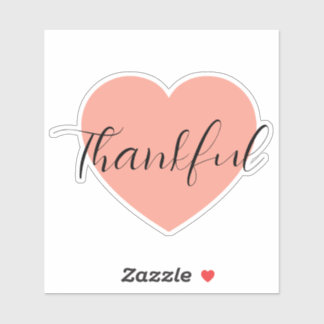 thankful laptop sticker