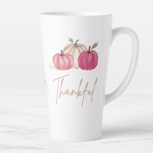 Thankful Large Latte Mug (Right)