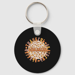 Thankful Librarian Thanksgiving Library Worker 1 Key Ring