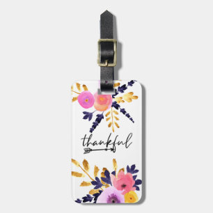 Thankful Luggage Tag