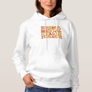 Thankful Mental Health Therapist Thanksgiving Hoodie