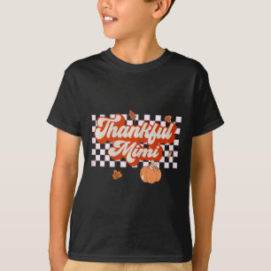 Thankful Mimi Retro Thanksgiving Fall Matching Fam T-Shirt