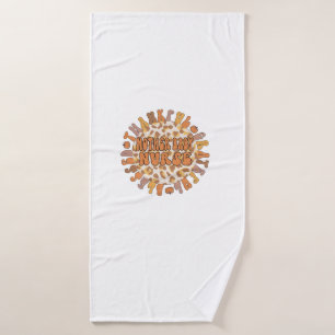 Thankful Mother Baby Nurse Thanksgiving Postpartum Bath Towel