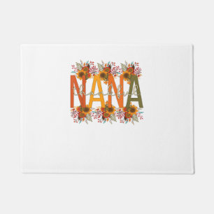 Thankful Nana Grandmother Thanksgiving Nana Grandm Doormat