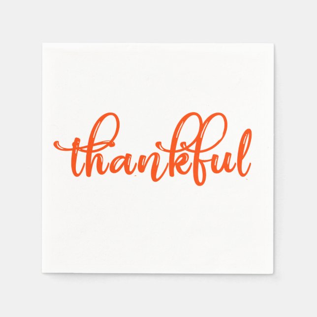 Thankful Napkin (Front)