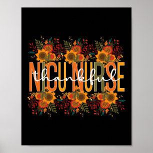 Thankful Nicu Nurse Thanksgiving Nicu Nursing 1  Poster