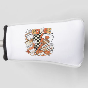 Thankful Nurse Life Turkey Cute Thanksgiving Nurse Golf Head Cover
