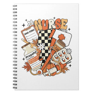 Thankful Nurse Life Turkey Cute Thanksgiving Nurse Notebook