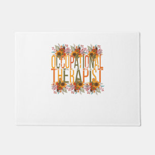 Thankful Occupational Therapist Thanksgiving OT Th Doormat